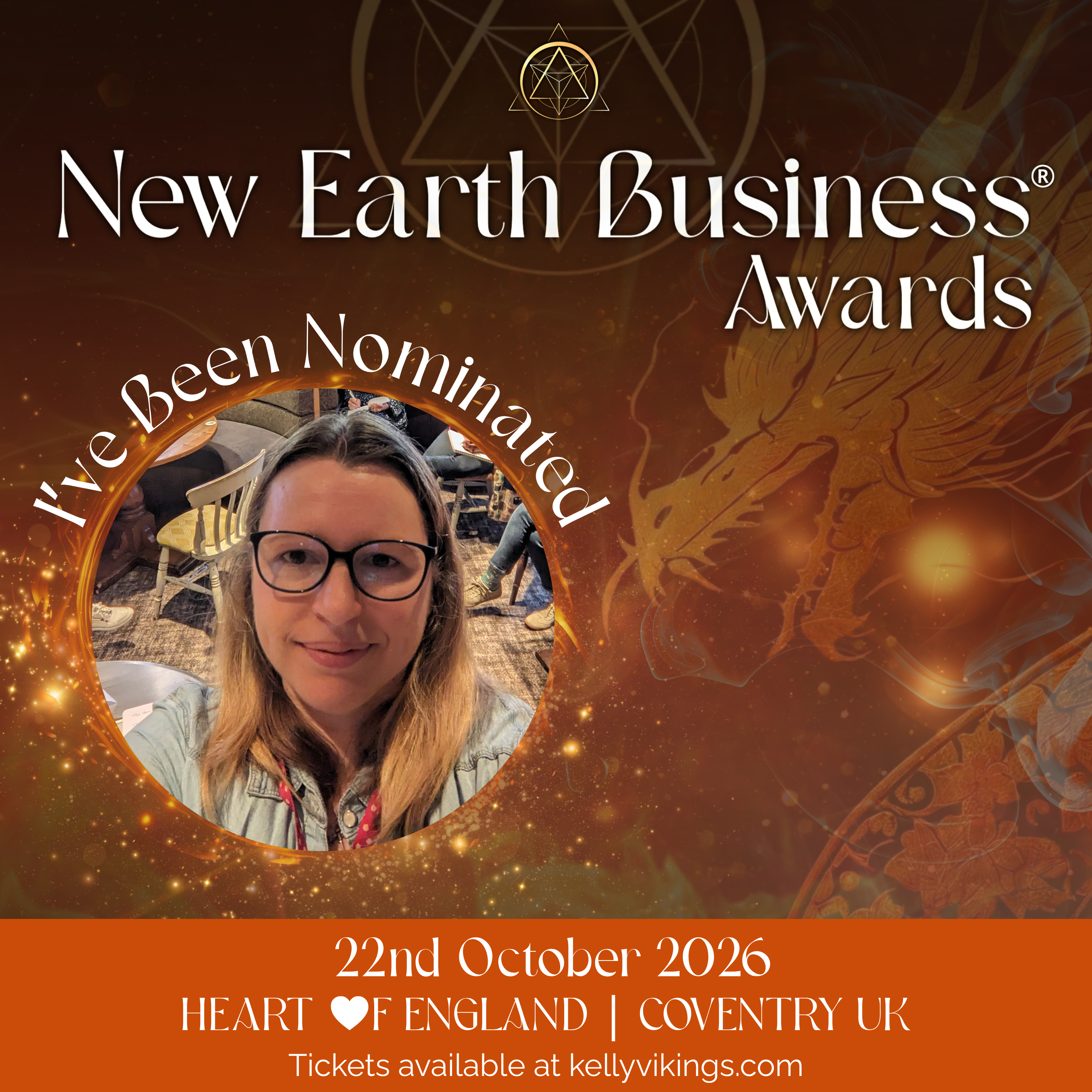 Nominated for the Sacred Spaceholder Community and Inclusion Award for this year's New Earth Business Awards